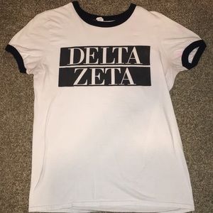 Delta zeta short sleeve top